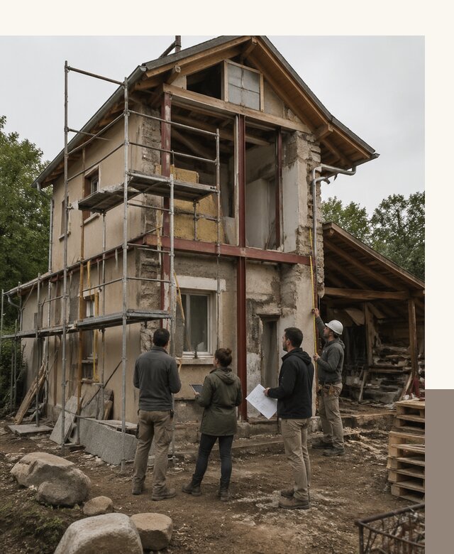 Реконструкция загородного дома под ключ в Анжере-Судженске от бюро